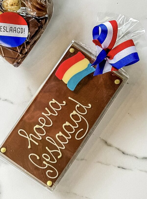 Chocolade reep geslaagd
