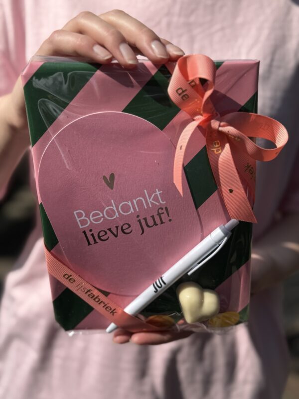 Kaart voor juf & pen