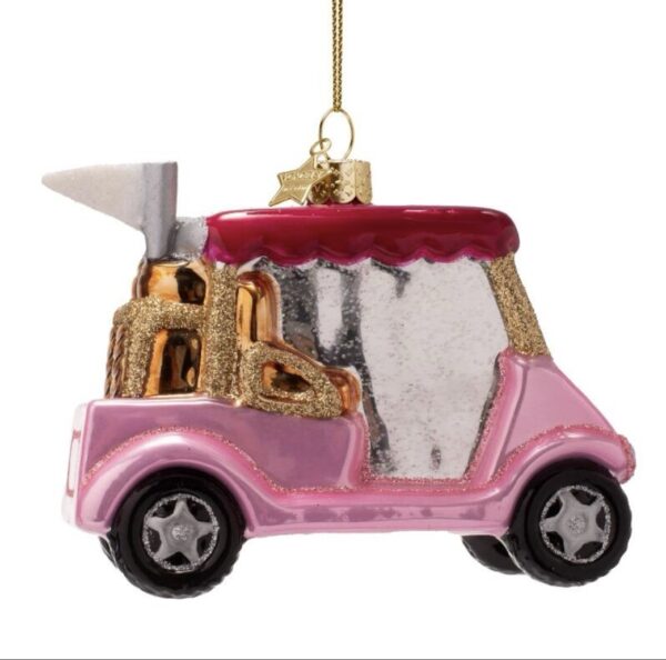 Vondels golfcar pink