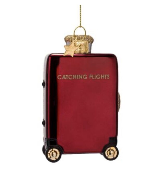 Vondels suitcase Bordeaux