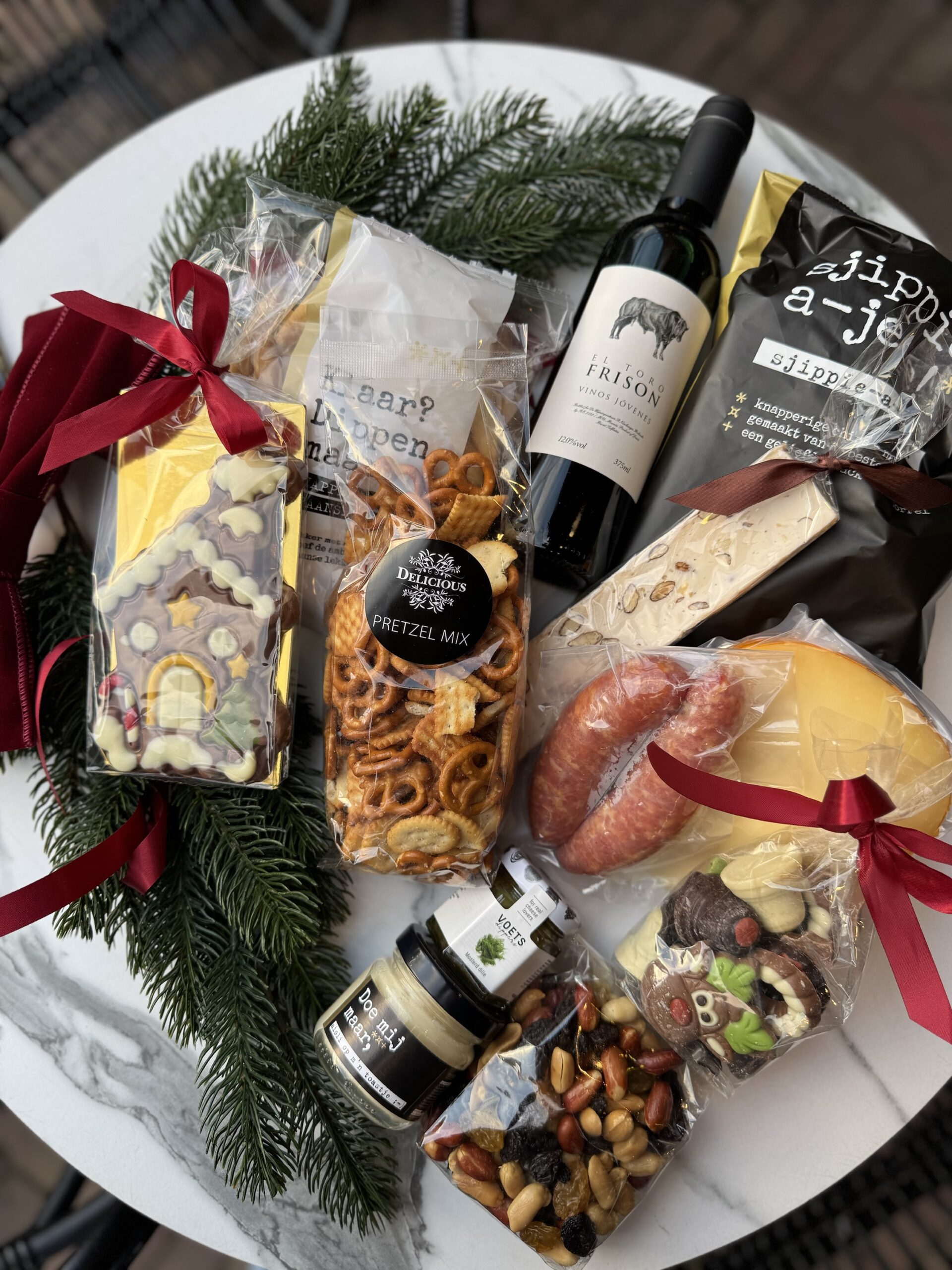 Lokaal kerstpakket in vensterdoos - Afbeelding 2