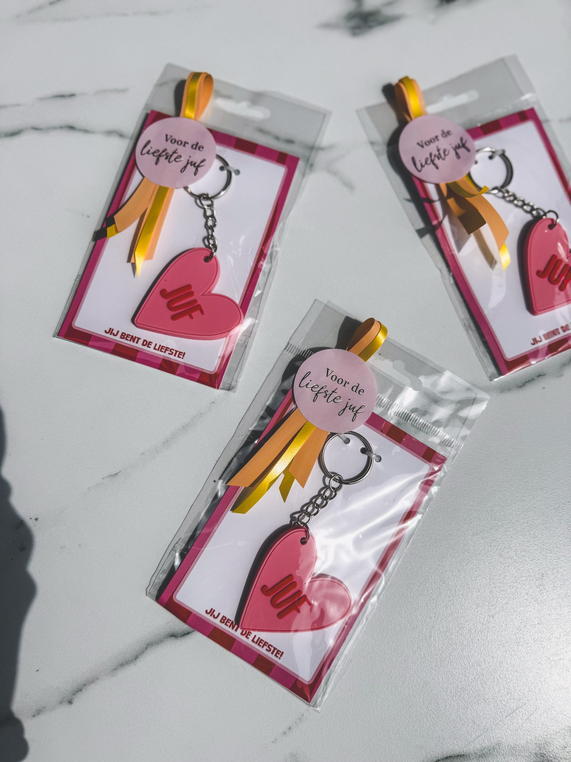 Sleutelhanger voor juf
